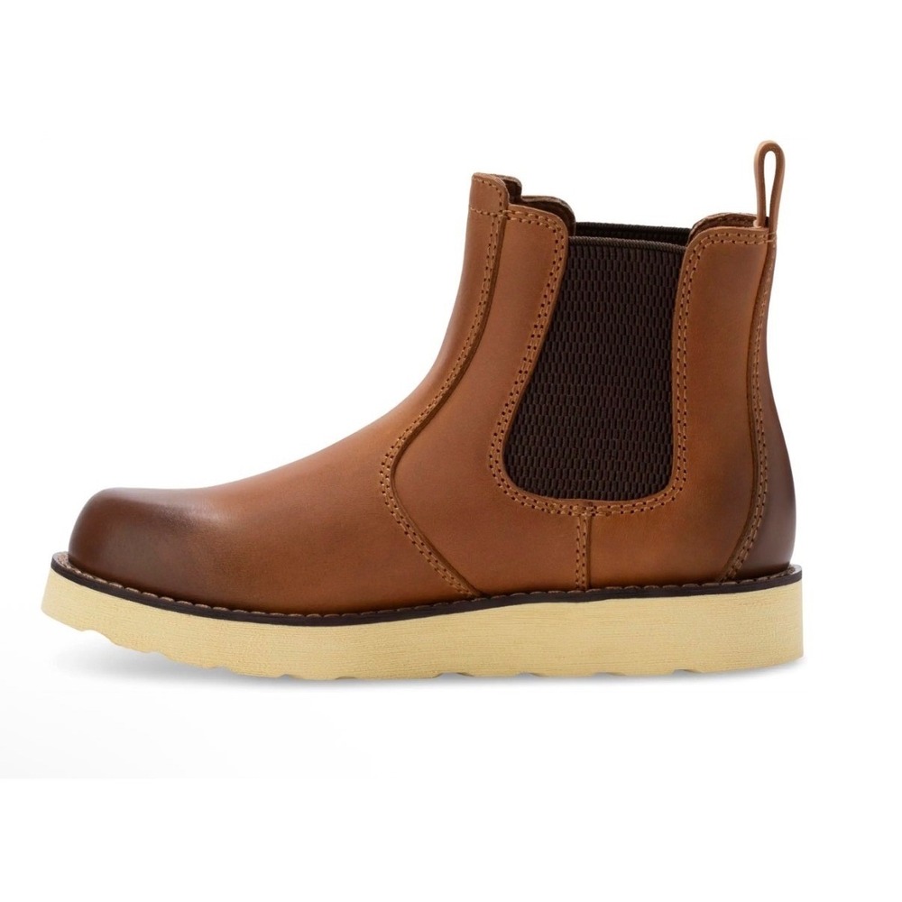 Eastland 1955 Edition Hannah Womens 6.5 Peanut Leather Chelsea Wedge Boots